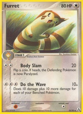 Furret 033/92  Legend Maker - Uncommon