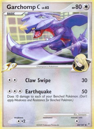 Garchomp C 060  - Reverse Holofoil Supreme Victors - Uncommon