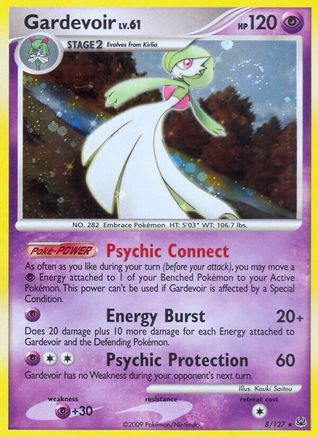 Gardevoir 008  - Reverse Holofoil Platinum - Holo Rare