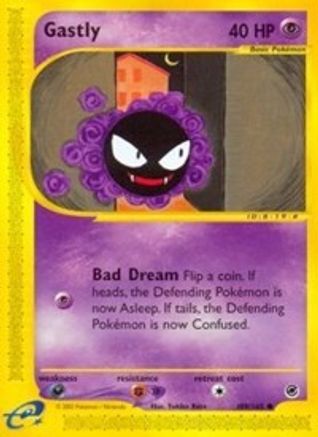 Gastly 109/165  - Reverse Holofoil Expedition - Common