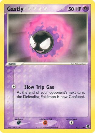 Gastly 063/112  FireRed & LeafGreen - Common