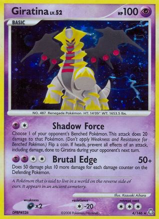 Giratina 004  - Reverse Holofoil Legends Awakened - Holo Rare
