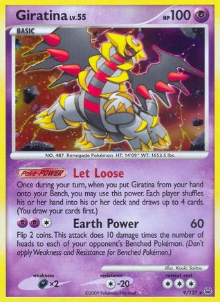 Giratina (9) 009  - Holofoil Platinum - Holo Rare