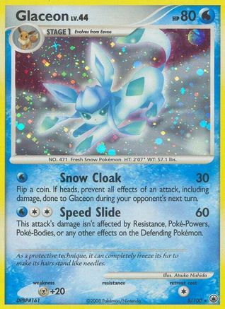 Glaceon (5) 005  - Reverse Holofoil Majestic Dawn - Holo Rare