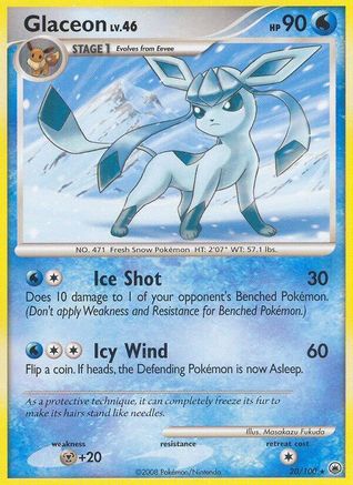 Glaceon (20) 020  Majestic Dawn - Rare