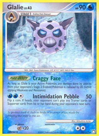 Glalie 025  - Reverse Holofoil Mysterious Treasures - Rare