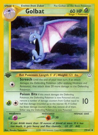 Golbat 029/64  - Unlimited Neo Revelation - Uncommon