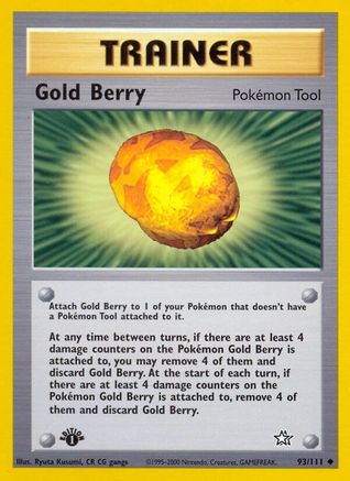 Gold Berry 093/111  - Unlimited Neo Genesis - Uncommon