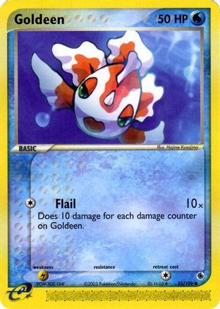 Goldeen 055/109  - Reverse Holofoil Ruby and Sapphire - Common