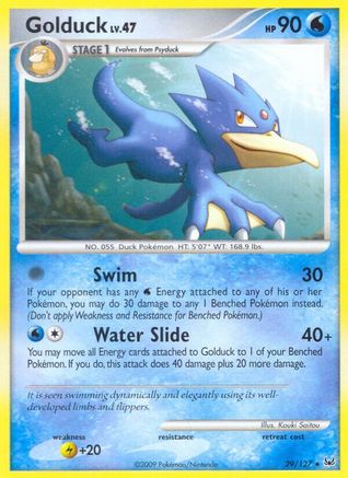 Golduck 029  Platinum - Rare