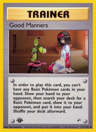 Good Manners 111/132  - Unlimited Gym Heroes - Uncommon