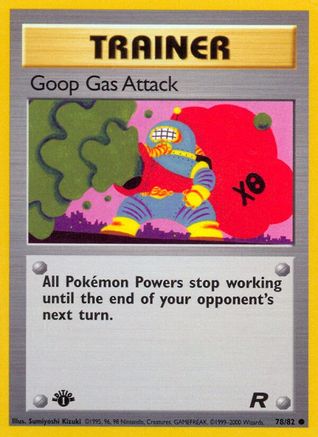 Goop Gas Attack 078/82  - Unlimited Team Rocket - Common
