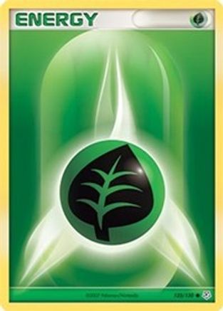 Grass Energy 123/130  - Reverse Holofoil Diamond and Pearl - Common