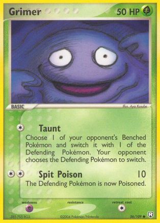 Grimer 056/109  - Reverse Holofoil Team Rocket Returns - Common