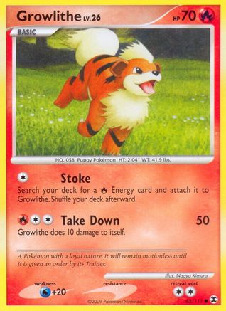 Growlithe 063  Rising Rivals - Common