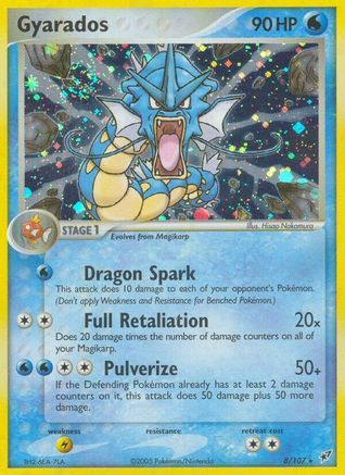 Gyarados 008  - Reverse Holofoil Deoxys - Holo Rare