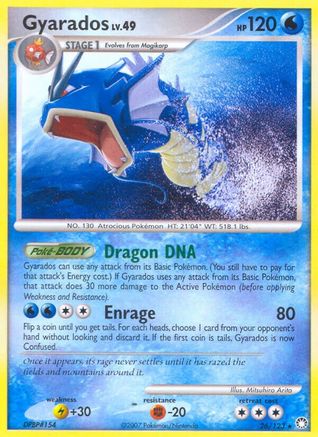 Gyarados 026/123  - Reverse Holofoil Mysterious Treasures - Rare