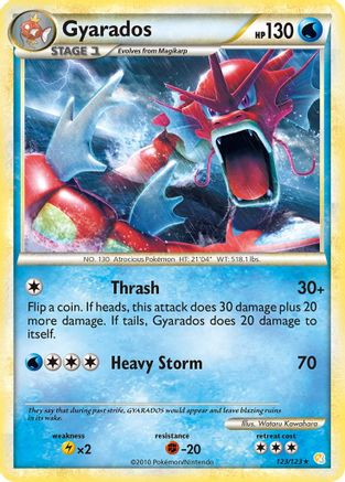 Gyarados (Red) 123  - Holofoil HeartGold SoulSilver - Holo Rare