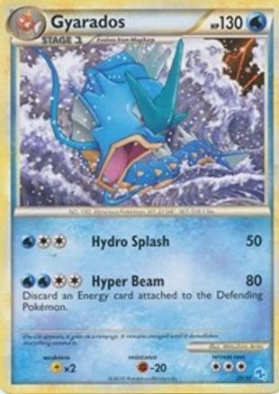 Gyarados (#20 Non 020  HGSS Trainer Kit Gyarados & Raichu - Common
