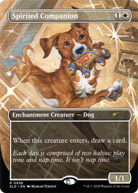 Spirited Companion (SLD-896) - Secret Lair Drop (Borderless) Foil