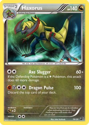 Haxorus 016  - Holofoil Dragon Vault - Holo Rare