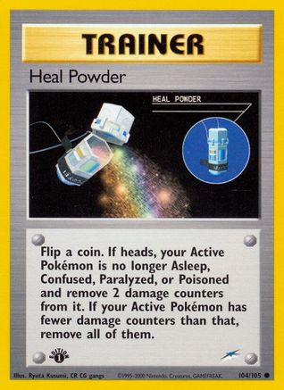 Heal Powder 104/105  - 1st Edition Neo Destiny - Common