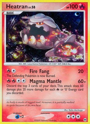 Heatran 003  - Holofoil Arceus - Holo Rare