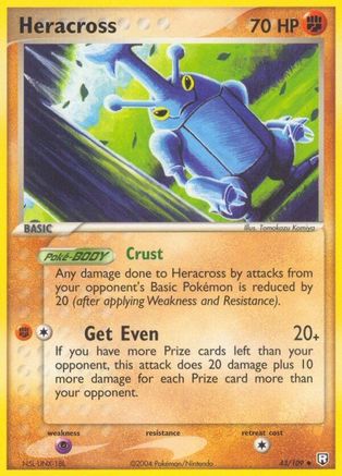 Heracross 043  - Reverse Holofoil Team Rocket Returns - Uncommon