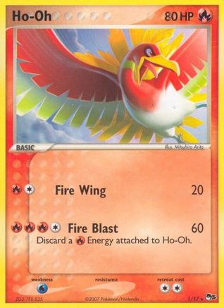 Ho-Oh 001  - Holofoil POP Series 5 - Rare
