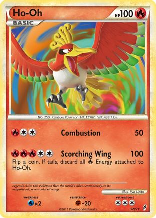 Ho-Oh 009  - Holofoil Call of Legends - Holo Rare