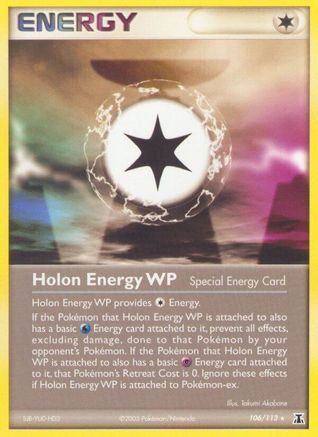 Holon Energy WP 106  - Reverse Holofoil Delta Species - Rare
