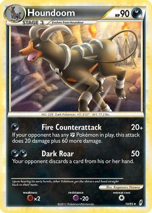 Houndoom 010  - Holofoil Call of Legends - Holo Rare