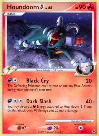 Houndoom G 050/127  - Reverse Holofoil Platinum - Uncommon