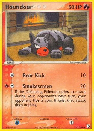 Houndour 059/109  - Reverse Holofoil Team Rocket Returns - Common