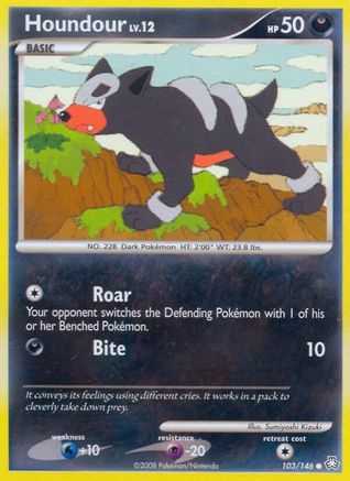 Houndour 103/146  - Reverse Holofoil Legends Awakened - Common