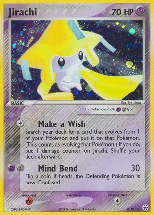 Jirachi 008/101  - Holofoil Hidden Legends - Holo Rare