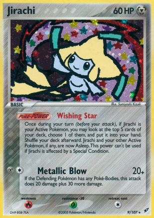 Jirachi 009  Deoxys - Holo Rare
