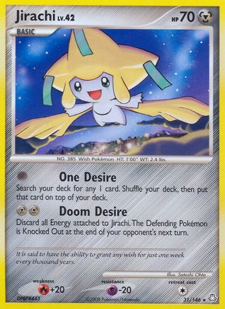 Jirachi 031  Legends Awakened - Rare