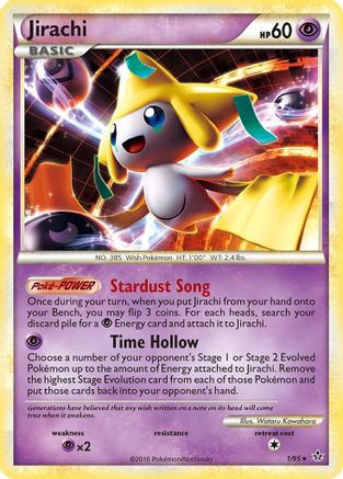 Jirachi 001/95  - Reverse Holofoil Unleashed - Holo Rare