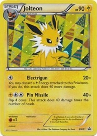Jolteon BW91  - Holofoil Black and White Promos - Promo