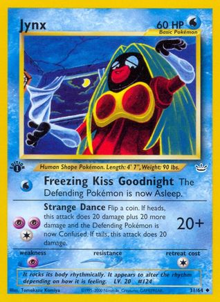 Jynx 031/64  - 1st Edition Neo Revelation - Uncommon