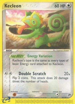 Kecleon 018  Sandstorm - Rare