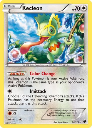 Kecleon 094  - Reverse Holofoil Plasma Freeze - Rare