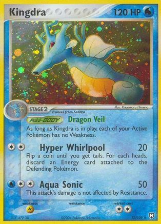 Kingdra 012  Team Rocket Returns - Holo Rare