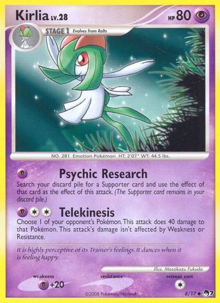 Kirlia 008  - Holofoil POP Series 7 - Uncommon