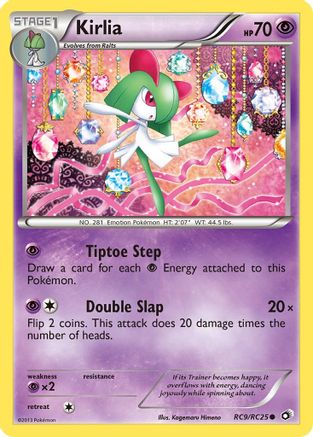 Kirlia RC9/RC25  - Holofoil Legendary Treasures Radiant Collection - Common
