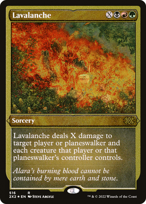 Lavalanche (2X2-516) - Double Masters 2022 Foil