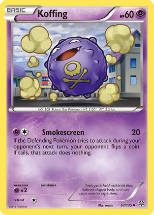 Koffing (57) 057  Plasma Storm - Uncommon