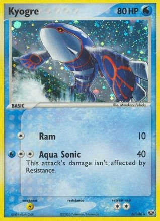 Kyogre 006/106  Emerald - Holo Rare