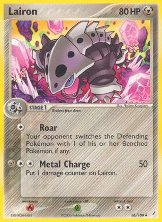 Lairon 036/100  - Reverse Holofoil Crystal Guardians - Uncommon